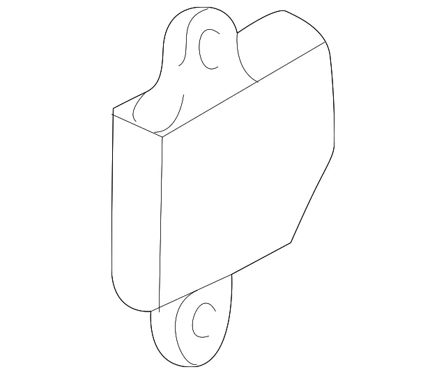 Exterior Door Handle Pad - Mazda (b25d59960a)