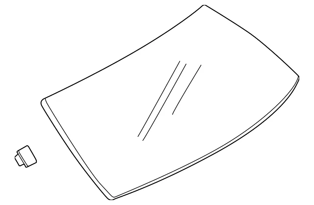 Back Glass - Mazda (b25d63930b9u)