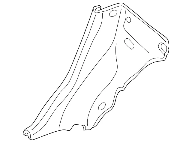 Interior Quarter Panel Trim Panel - Mazda (b25d68770b80)