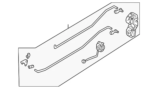 Door Latch Assembly - Mazda (b25d73310d)