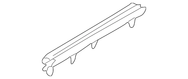 Roof Luggage Carrier Side Rail Bracket - Mazda (b25h51t24a)