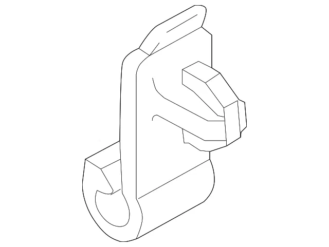 Fuel Filler Door Release Cable Clip - Mazda (b25h56832a)