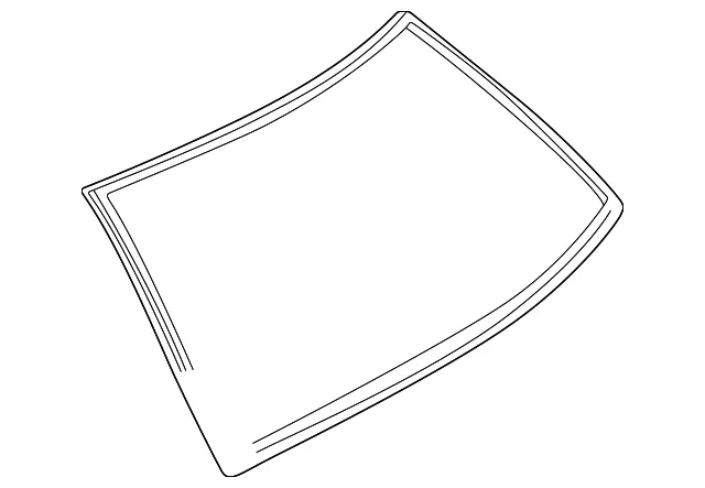 Lift-Gate Reveal Molding - Mazda (b25r50611a)