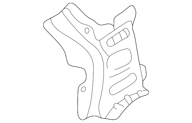 Quarter Panel Reinforcement - Mazda (b25r71120)