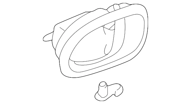Interior Door Handle - Mazda (b28v59330b65)