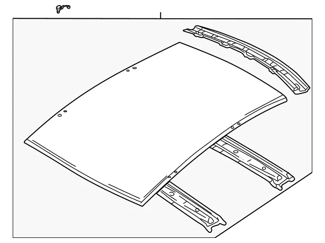 Roof Panel - Mazda (b2yr7060xa)