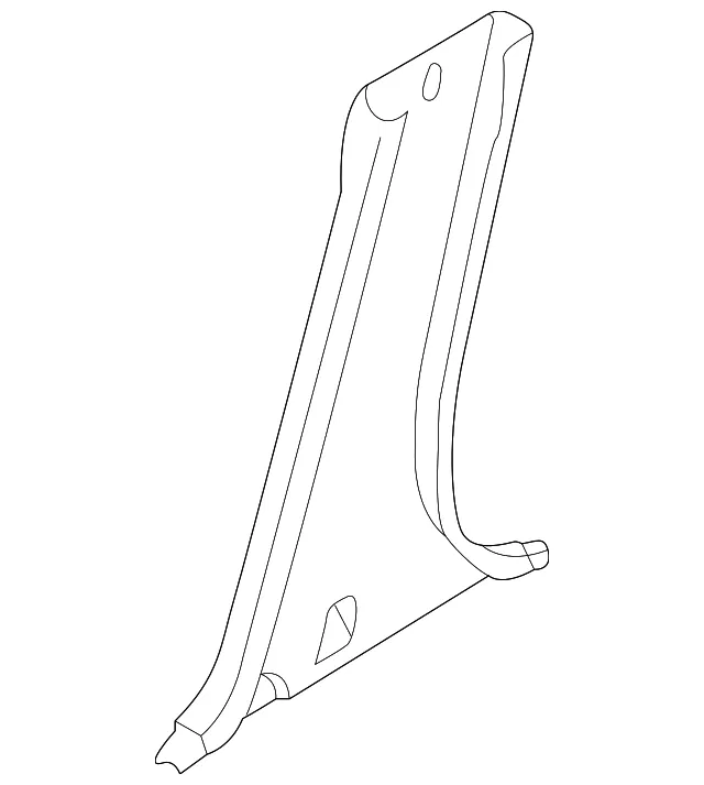 Door Pillar Post Trim Set - Mazda (b30d6823065)