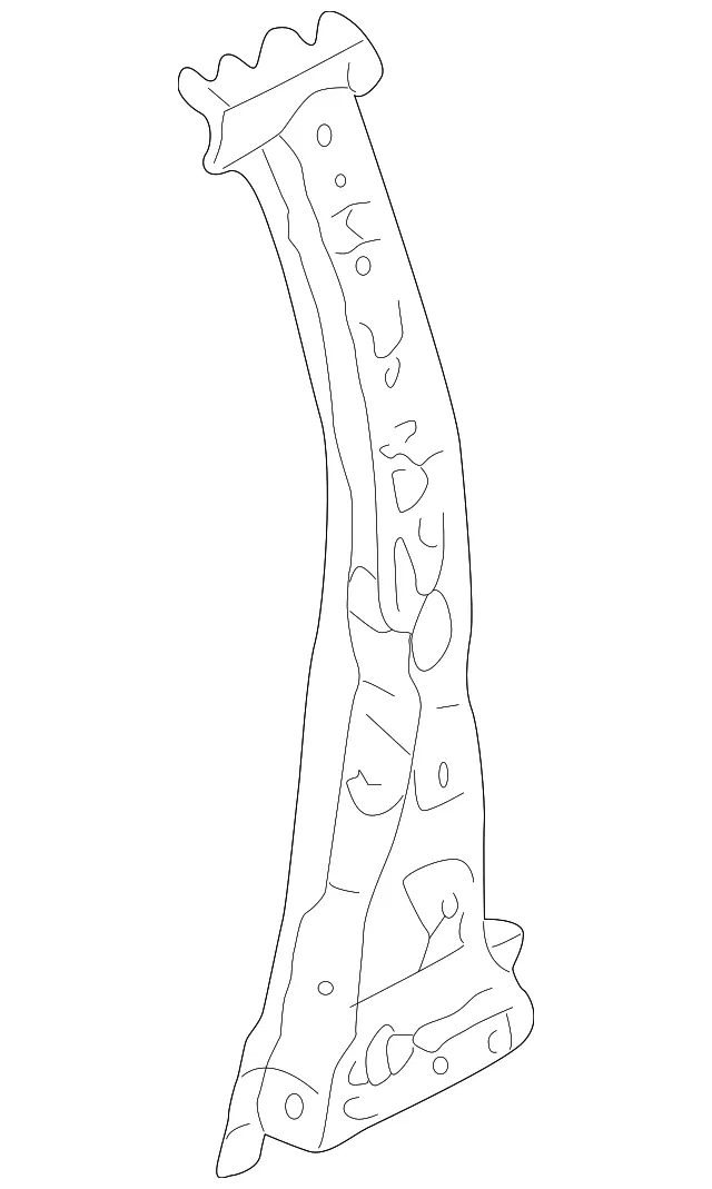 Body B-Pillar Reinforcement - Mazda (b30p7136z)