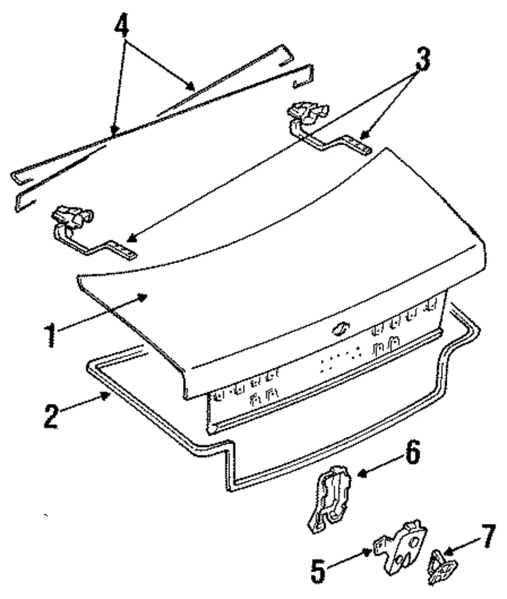 Weatherstrip - Mazda (b45556951b)