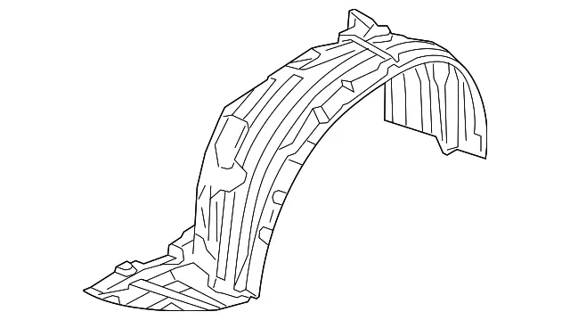 Fender Splash Shield - Mazda (b45a56130h)
