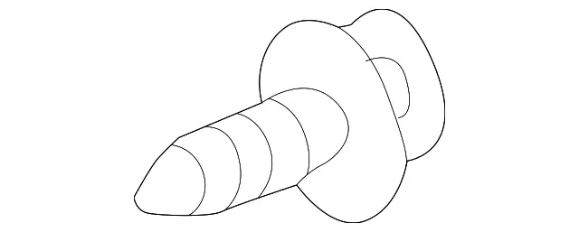 Quarter Panel Trim Panel Clip - Mazda (b46768ac390)