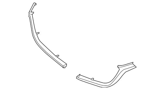 Grille Molding - Mazda (b63b507j1a)