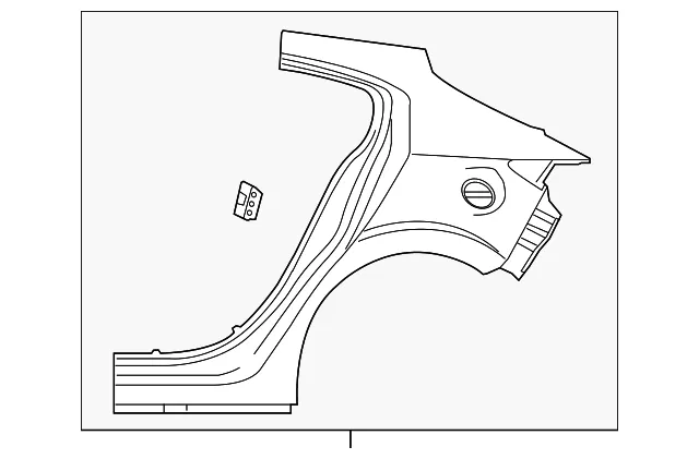 Quarter Panel - Mazda (b6yv7141x)