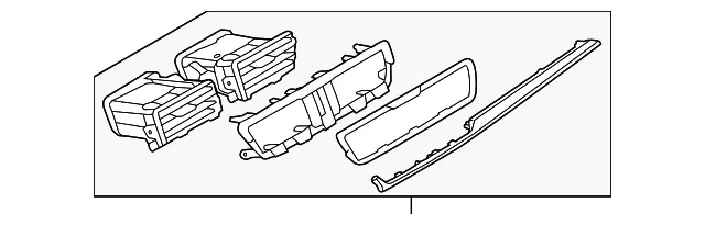 Instrument Panel Molding - Mazda (babg5515002)