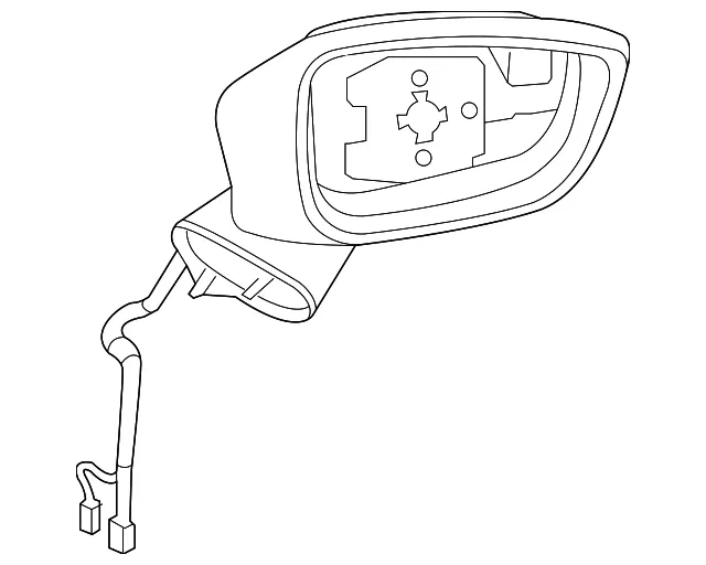 Mirror Assembly - Mazda (babh69121a)