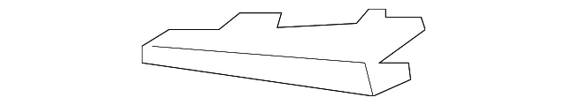 Grille Molding - Mazda (bane50033a62)