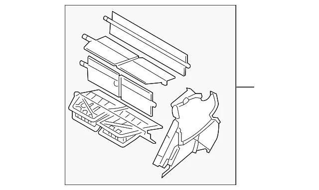 HVAC Mode Door - Mazda (bbm461a1z)