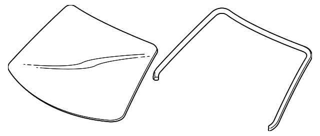 Windshield - Mazda (bbm563900e)