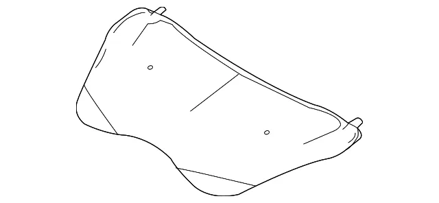 Hood Insulation Pad - Mazda (bbm756681)