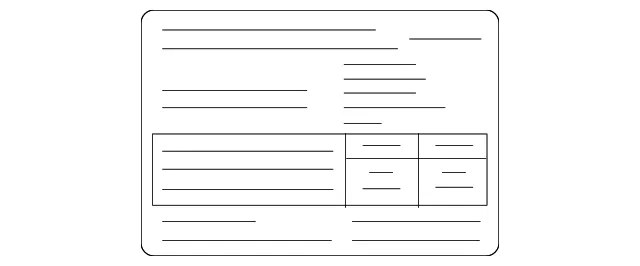 Tire Information Label - Mazda (bbm769014)