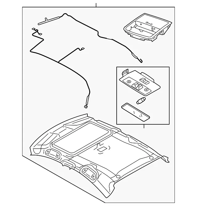Headliner - Mazda (bbn568030k75)