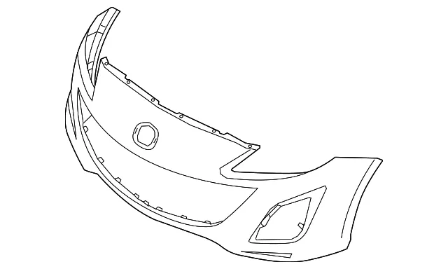 Bumper Cover - Mazda (bbn650031ebb)