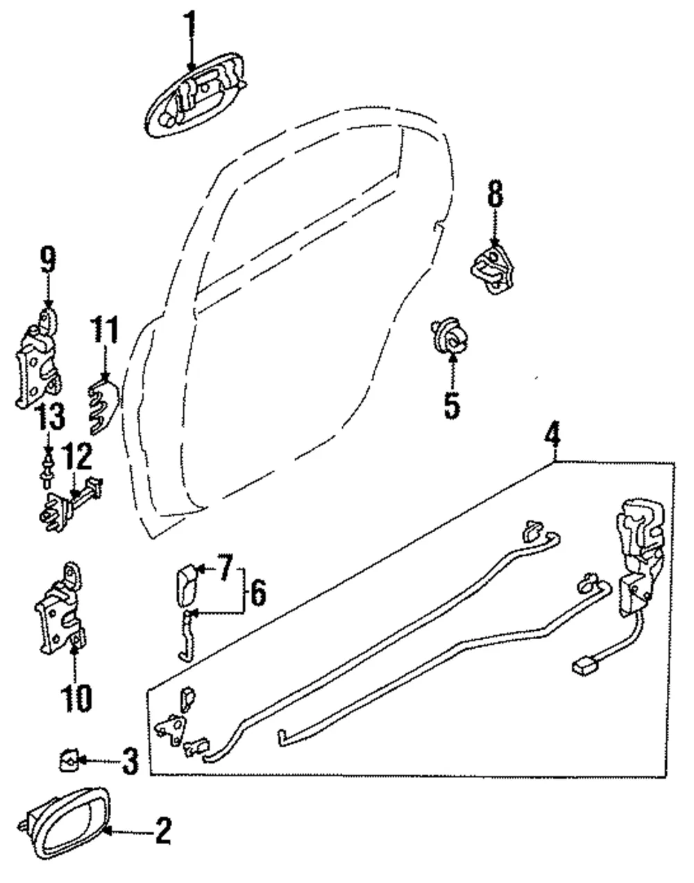 Handle, Outside - Mazda (bc1d72410b)