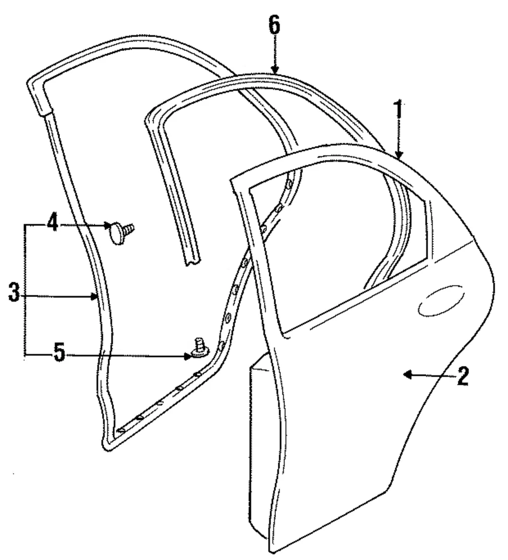 Door Weather-Strip - Mazda (bc1d73760e)