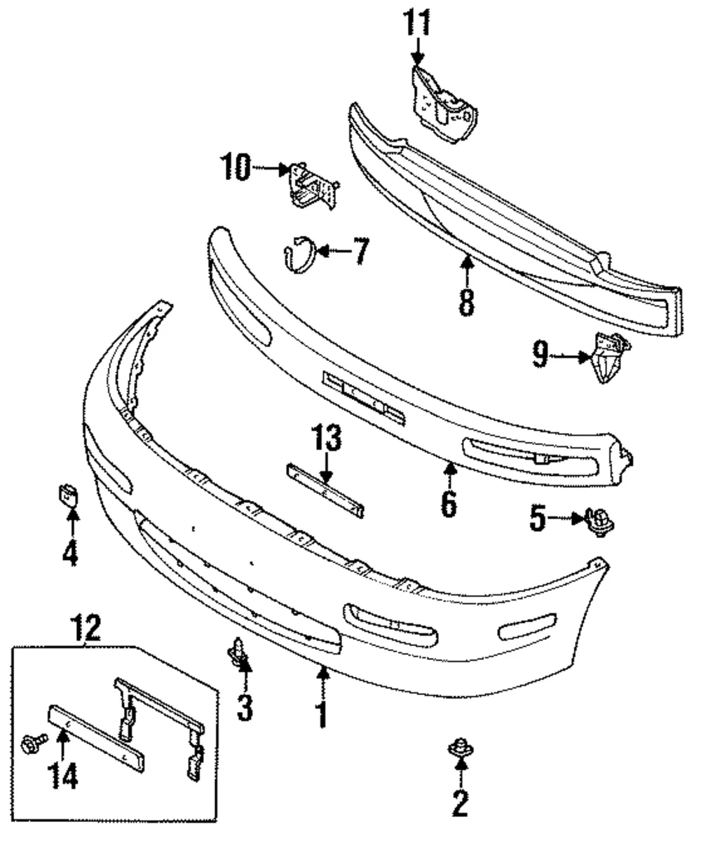 Bumper Cover - Mazda (bc1m50031a)