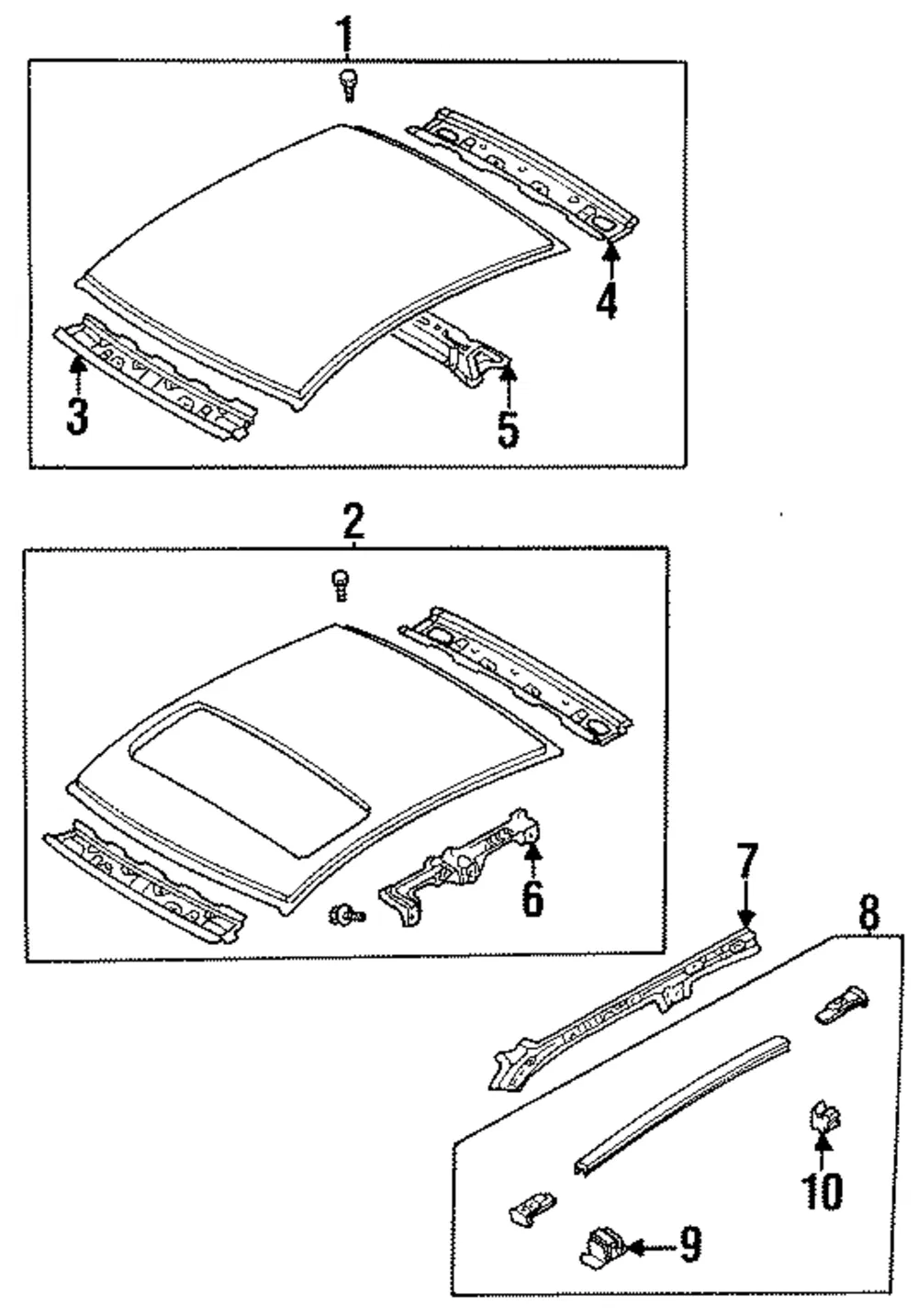 Roof Molding - Mazda (bc1m509l0c)