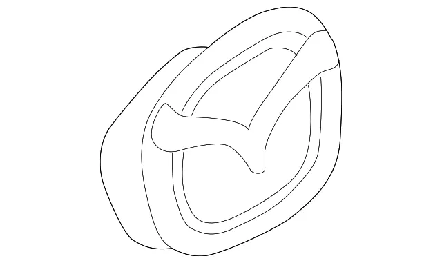 Deck Lid Emblem - Mazda (bcjh51730b)