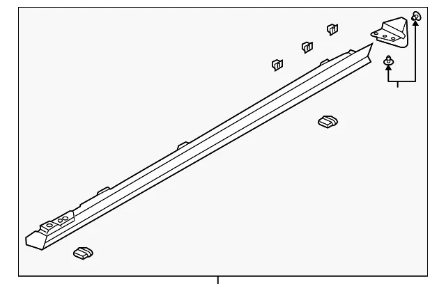 Rocker Panel Guard - Mazda (bcjh51p40d6d)