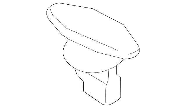 Door Weather-Strip Retainer Clip - Mazda (bcjh58762)