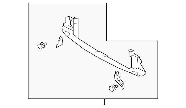 Radiator Support Air Deflector - Mazda (bcka519k1)