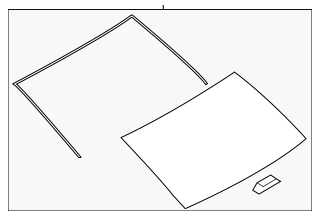 Back Glass - Mazda (bcka63930b)