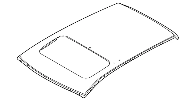 Roof Panel - Mazda (bcy970600)