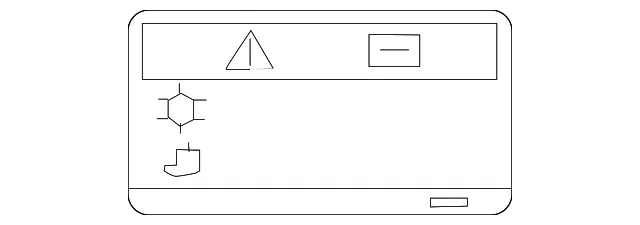 A/C System Information Label - Mazda (bdel61439)