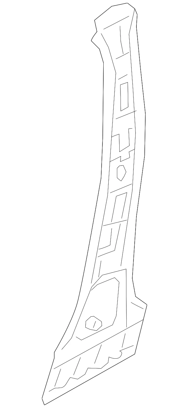 Body B-Pillar Reinforcement - Mazda (bdmt70080a)