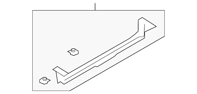 Bumper Cover Bracket - Mazda (bdts502c0a)