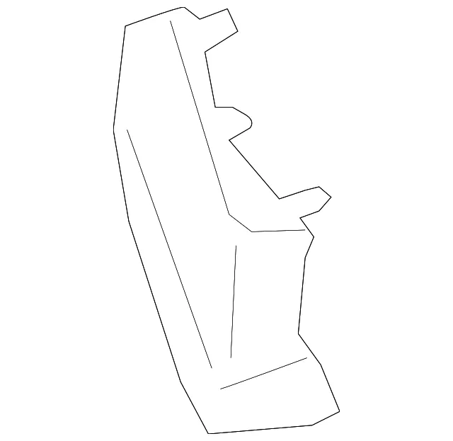 Bumper Cover Spacer Panel - Mazda (bdts50c21a)