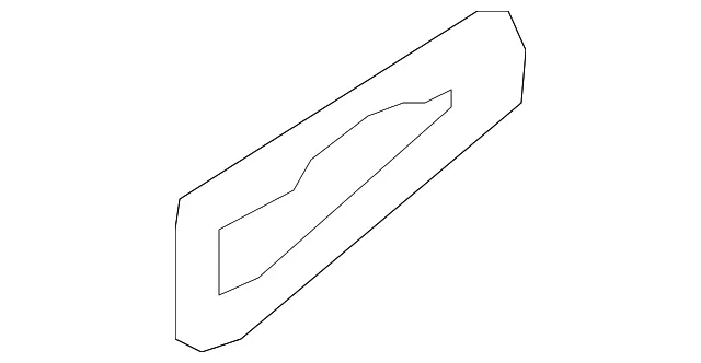 Exterior Door Handle Cover Gasket - Mazda (bdts72414c)