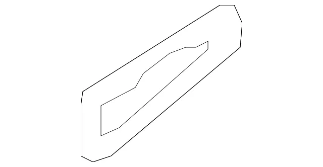 Exterior Door Handle Cover Gasket - Mazda (bdts73414c)