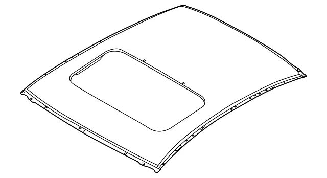 Roof Panel - Mazda (bdyt70600)