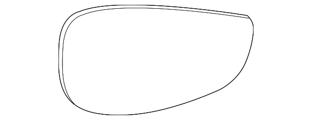 Mirror Glass - Mazda (bekg691g1)