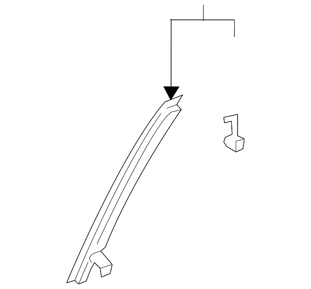 Window Regulator Guide - Mazda (bemd72610d)