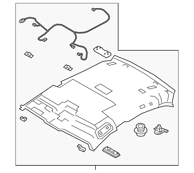 Headliner - Mazda (bfbn6803zh75)