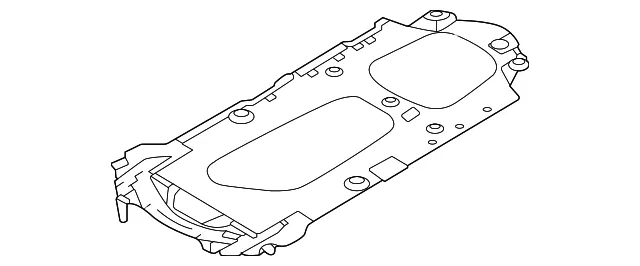Floor Pan Splash Shield - Mazda (bfwm56361)