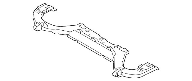 Bumper Cover Support Rail - Mazda (bhn1500s0b)