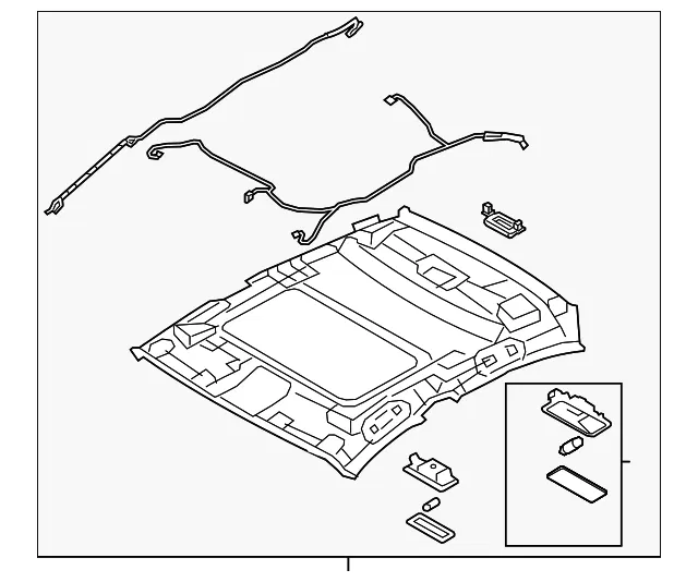 Headliner - Mazda (bhn46803zh75)