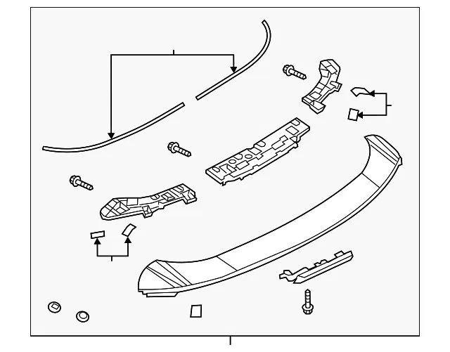 Spoiler Assembly - Mazda (bhn951960c51)